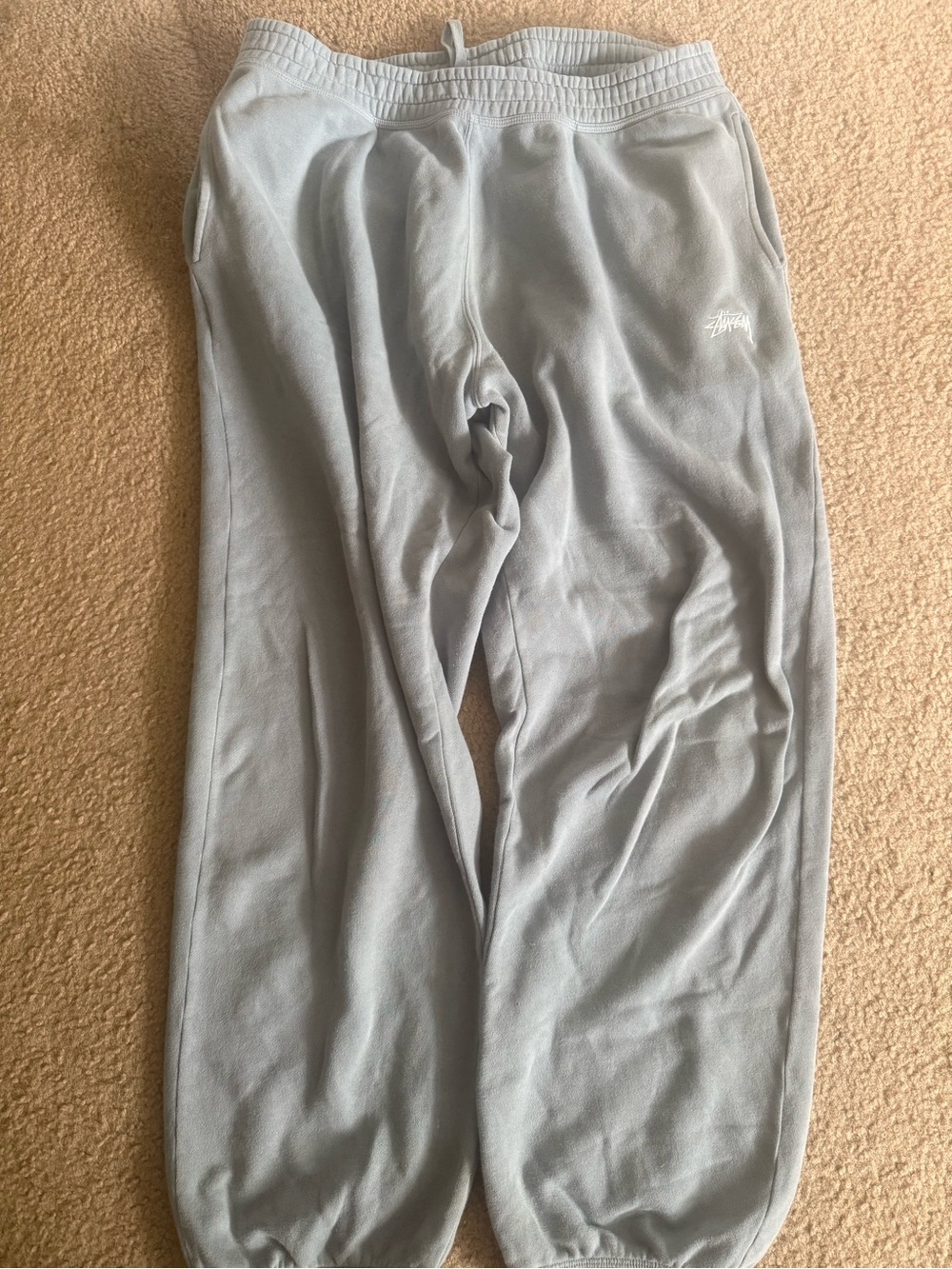 Stussy Light Blue Sweatpants -  XL